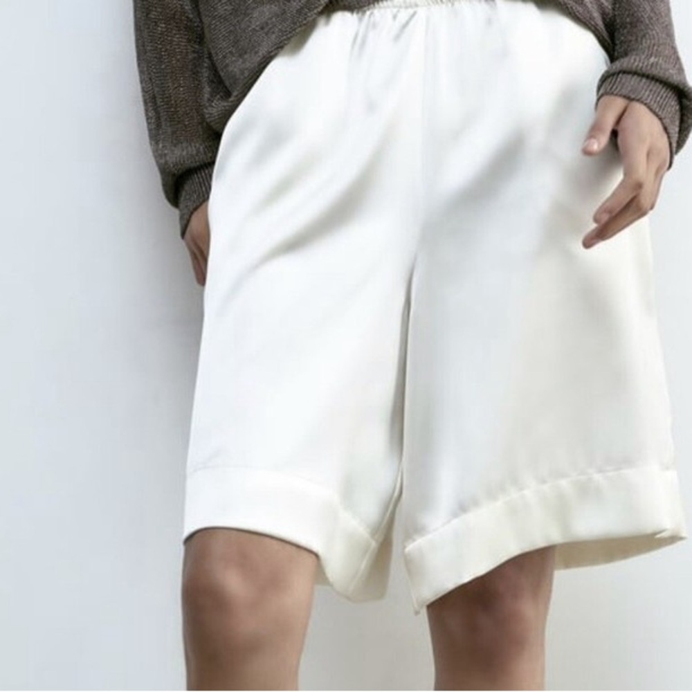 Zara Satin Effect Shorts